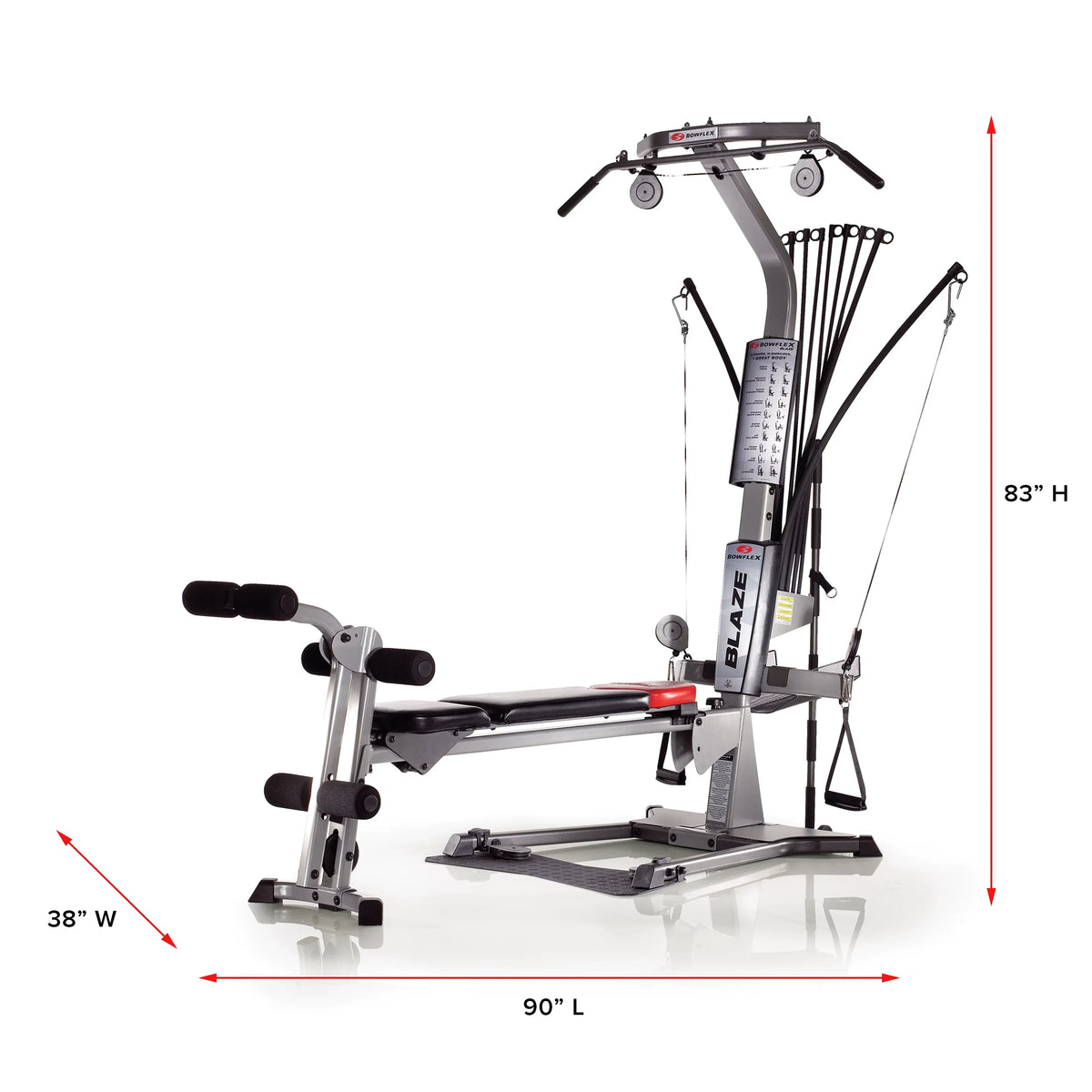 Machine Workout Pound with Full for Body 210 Gym Home Bowflex Resistance Blaze
