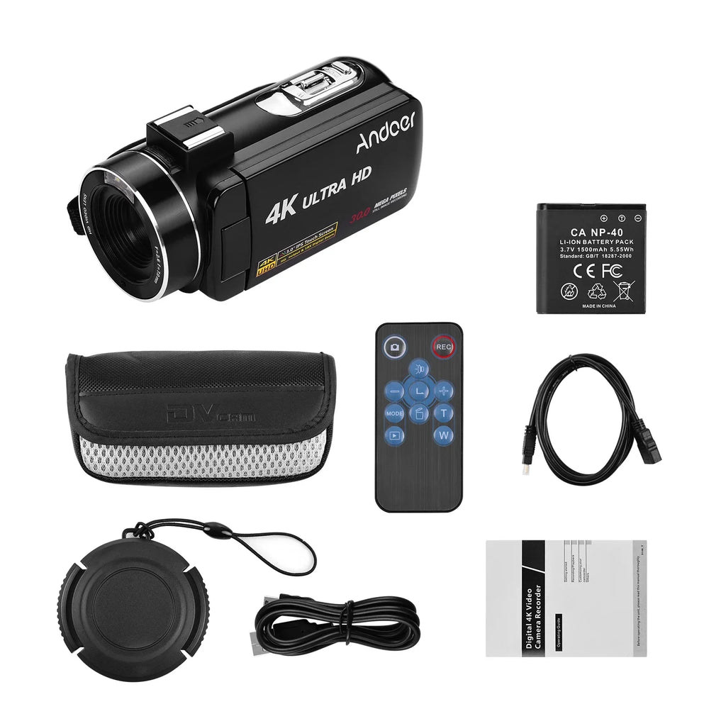 Camera Camera,Video Inch QISUO 3.0 Professional DV Andoer-2 IPS DV Video 4K Function Inch Video IPS Camera Handheld Monitor Inch 3.0 ERYUE