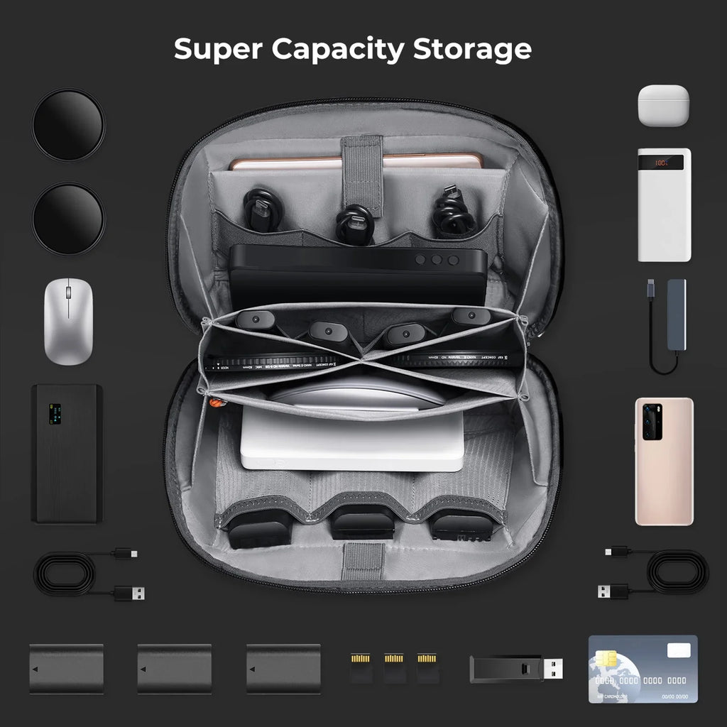 Camera Large Photography Bag Lens 4L Capacity Compartments for Camera Phone Digital K&F KF13.130 Storage Shockproof Waterproof CONCEPT with