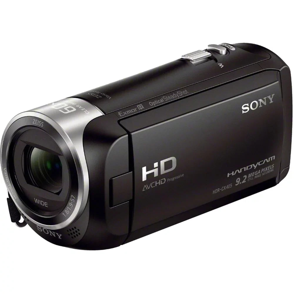 More Recording with Memory Charger, Handycam Bag, AC/DC and Pack, MicroSDHC Deluxe Video CX405 Card, Sony HDRCX405 Battery Cable, 32GB Camcorder HDR-CX405 HDMI Bundle