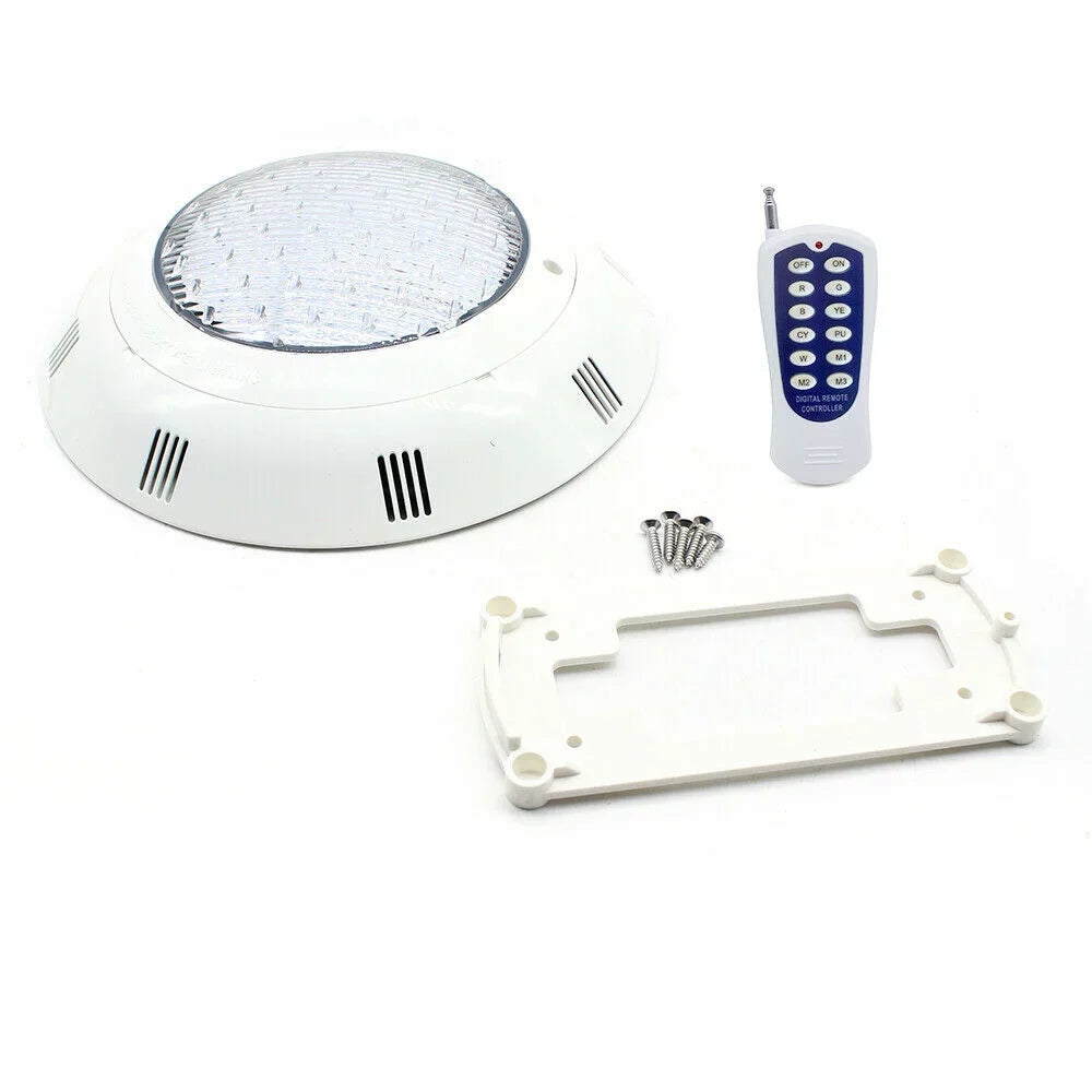 with Fountain Fichiouy Waterproof Swimming Pool Pool Lamp IP68 Light Remote AC12V LED Lights Lamp 36W 7Color RGB