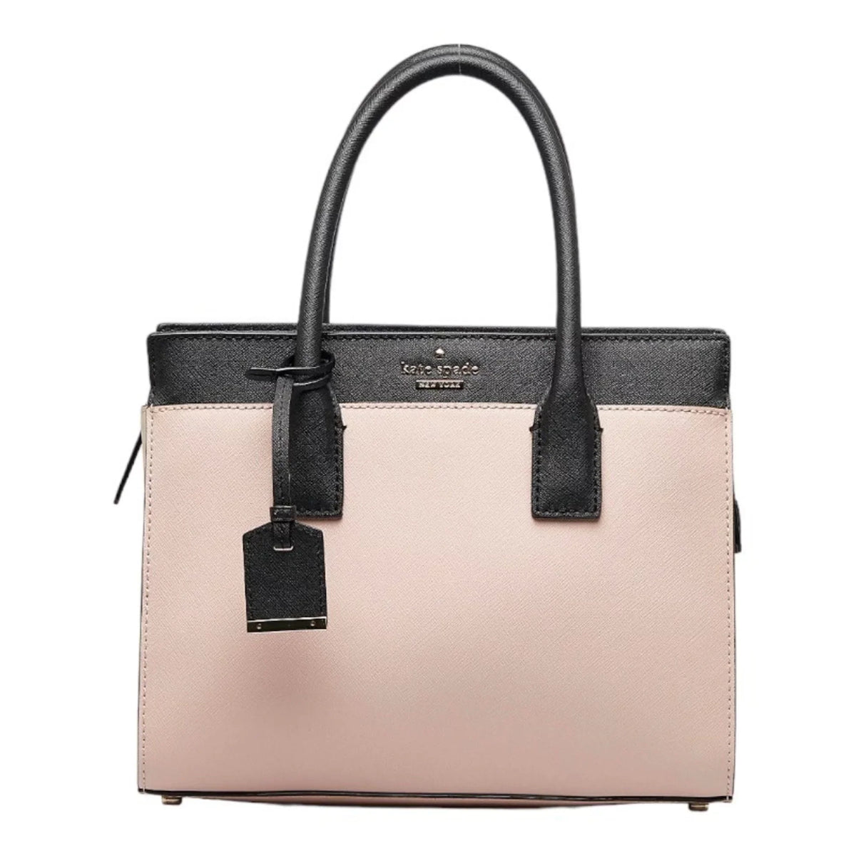 spade STREET pink handbag CANDACE Pre-Owned SMALL PXRU5957 black Kate (Good) leather ladies CAMERON Spade