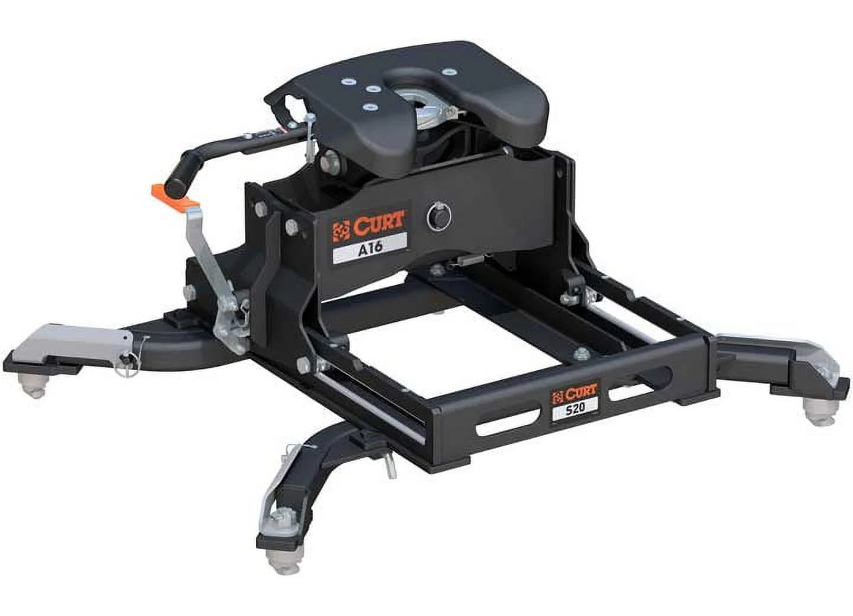 6.5-Foot CURT 5th Ram Puck Bed A16 lbs, 16,000 3500, System Slider Hitch, Wheel 2500, 16056 Select