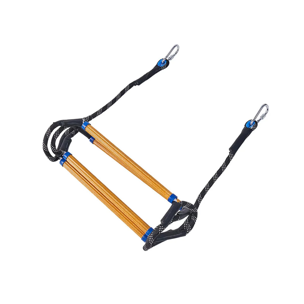 4/5 Inflatable Ladder Ladder, Canoe Ladder Boat Climbing Rope Marine Rope Swim Steps Ladder, 4 for Rope Strength Boat Kayaking Sailing High Tier Boarding Rope