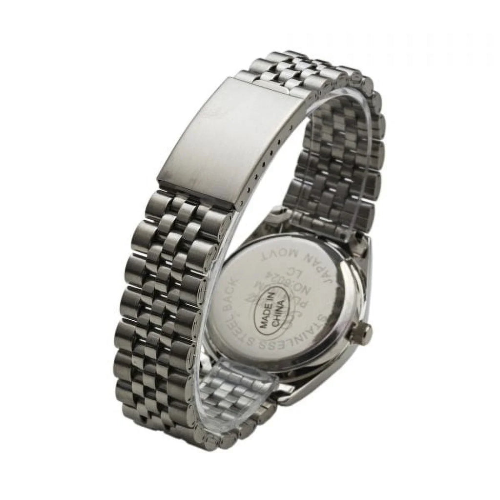 Geneva Platinum Classy Women Hot Adult Presidential Case Style Collection Dial Belkon Watch Steel Black