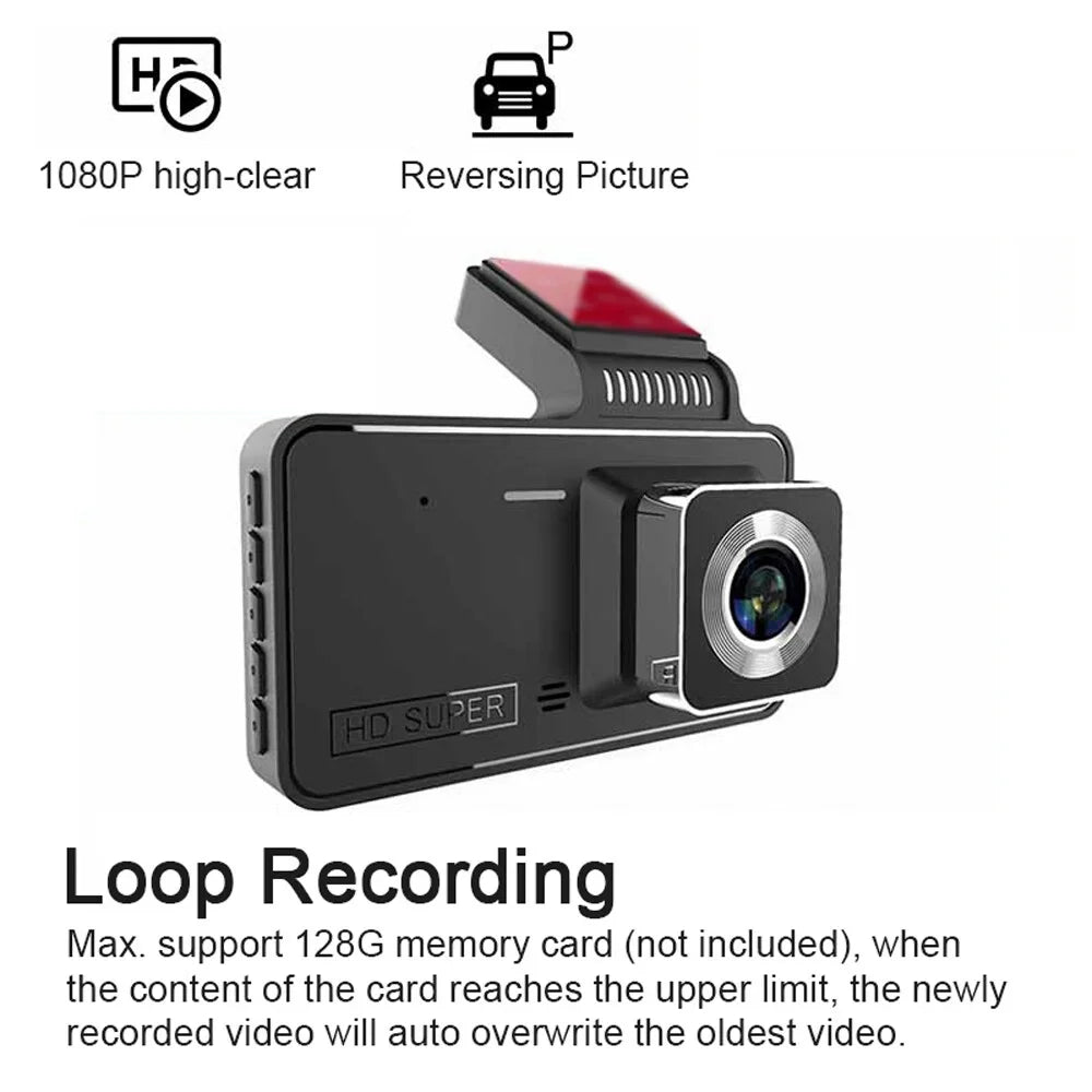 Wide Car Wide 1080p Dashcam 170° Inch LoopPicture Dsfen Support Dash With Inch 4 Camera Wide 1080p Dvr Support Car Dashcam Dvr 4 Loop Camera,Camera Car With Dash Dash 170° With Andoer 170°