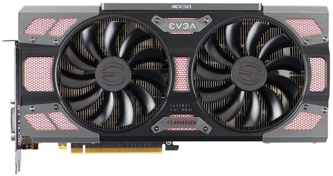GAMING (PXOC) Phases 3.0 LED DX12 GTX EVGA Power Double 8GB ACX 14 CLASSIFIED 1080 RGB 08G-P4-6386-KR 10 OSD GeForce Card GDDR5X Fan Video CM BIOS Support Graphics