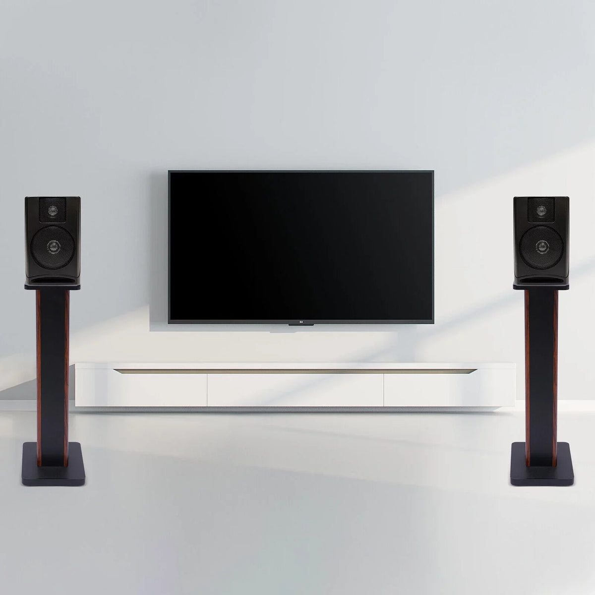 Speaker 2x28" Multimedia Monitor Theater Home Speaker Stand Studio Holder Stands