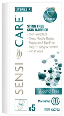 '- Barrier - 3 / Case Sensi-Care Skin Each 420795CS 100 Convatec mL (5/box),
