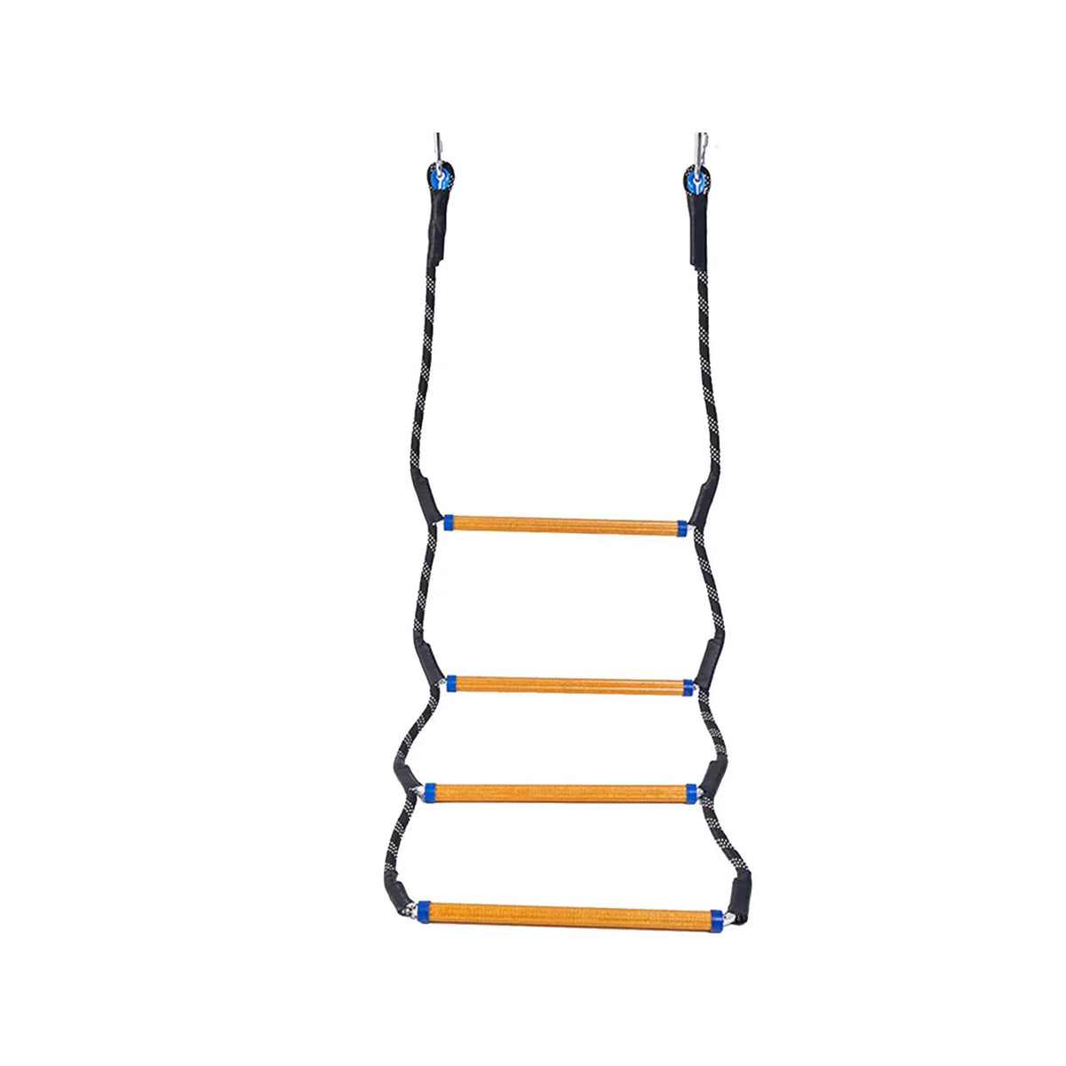4/5 Inflatable Ladder Ladder, Canoe Ladder Boat Climbing Rope Marine Rope Swim Steps Ladder, 4 for Rope Strength Boat Kayaking Sailing High Tier Boarding Rope