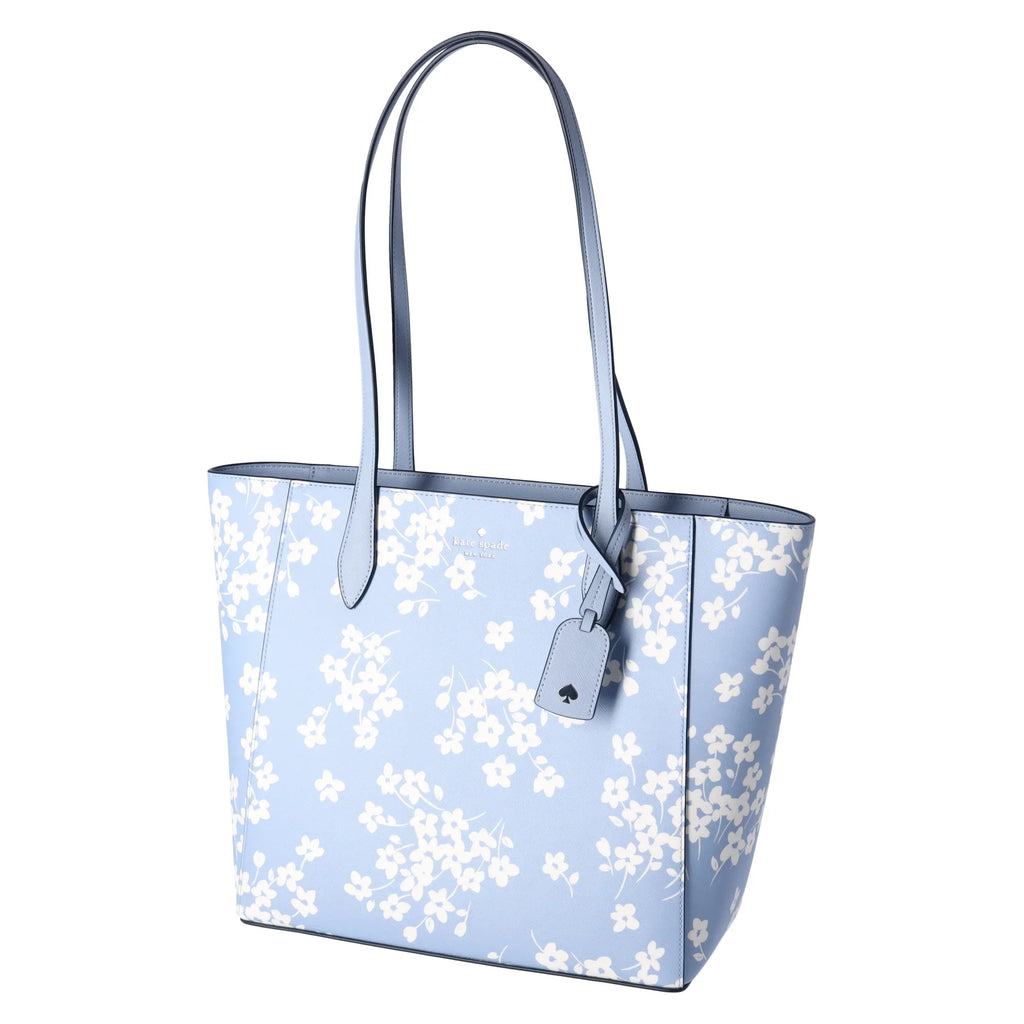 Spade Dana New Work Tote Blue Seet Kate Flora Muted York Purse Shoulder Bag