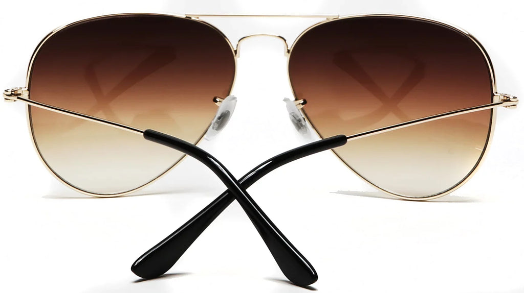 Unisex Samba - Lens Glen Ivy & Inspired Frame Brown Shades Aviator Brown Sky Sunglasses Classic