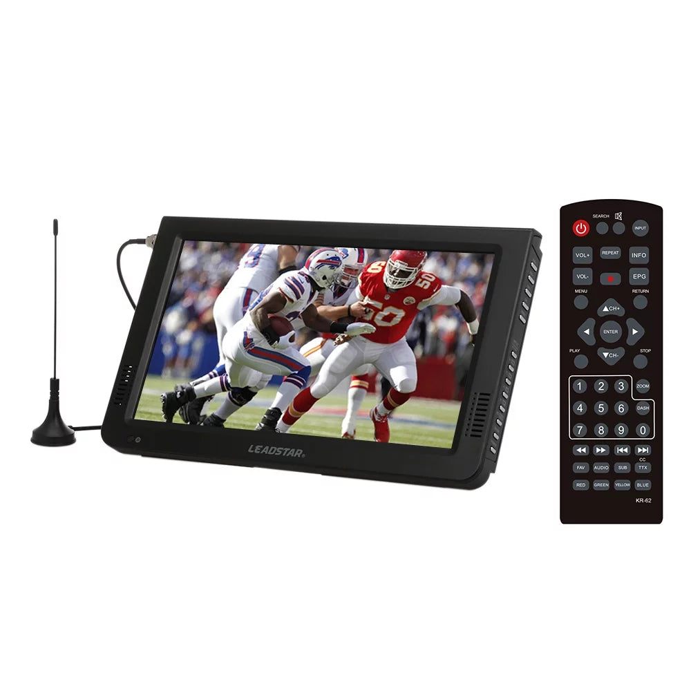 Screen , for Freeview LEADSTAR USB Support ATSC LED TV Portable 10 TFT Card Player Inch Video Digital