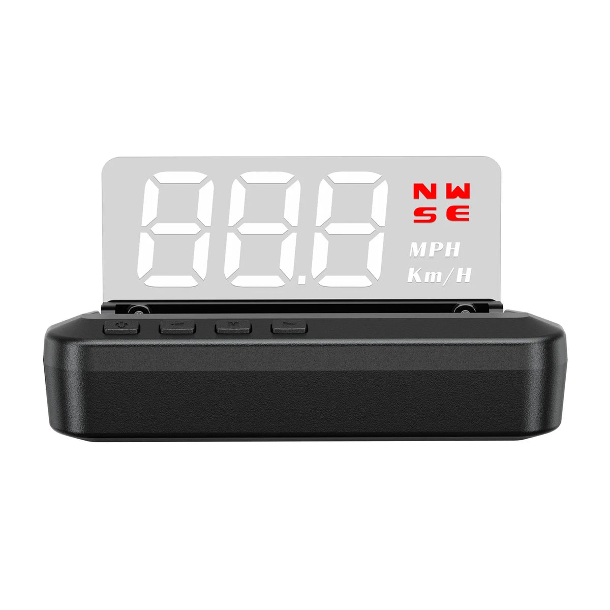 Alarm Head-Up Driving Display (HUD) System Car - Speedometer, Digital Display, GPS with and Dual Fatigue Alarm, Overspeed Screen Dual