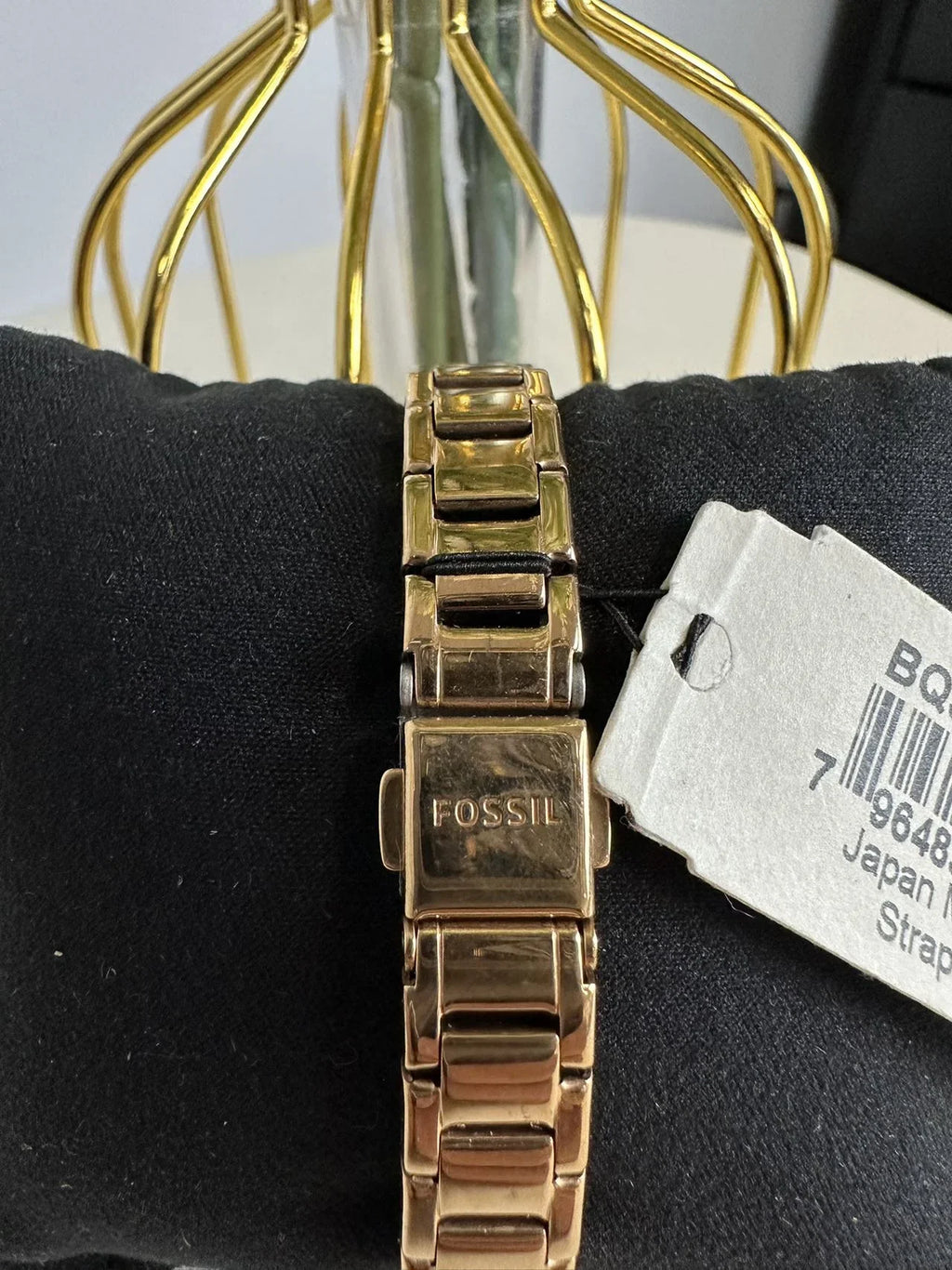 Watch Rose Two-Hand Gold-Tone Fossil Stainless Steel Rilynn BQ3670