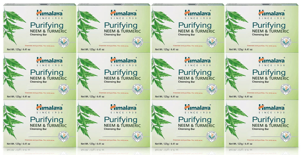 4.41 Purifying Face Cleansing Body Clear For And Oz, 12 Neem Turmeric Bar, And Pack. Soft & Soap Skin, Himalaya