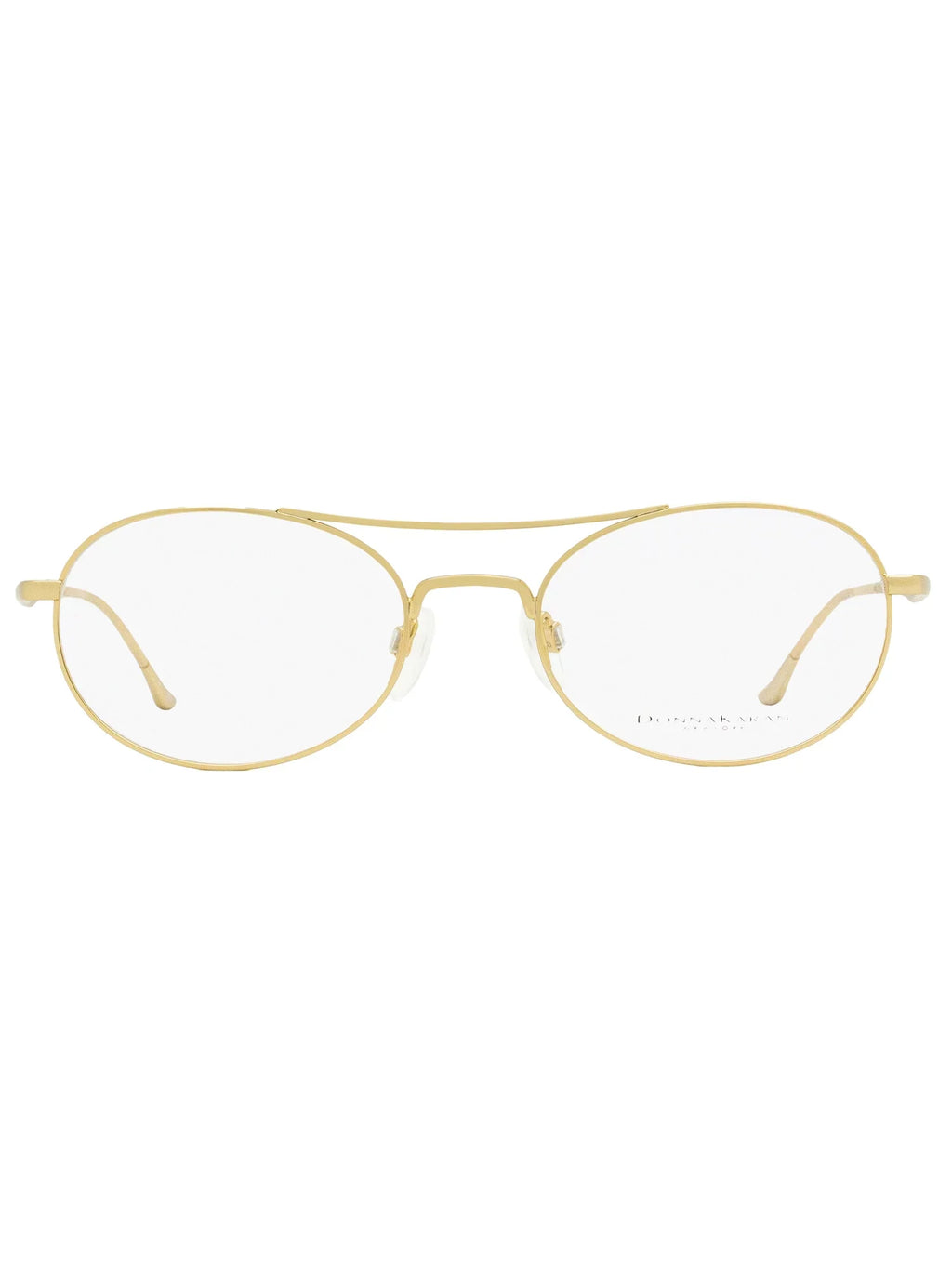 Oval Eyeglasses DO1001 Rim Gold Full Donna Karan