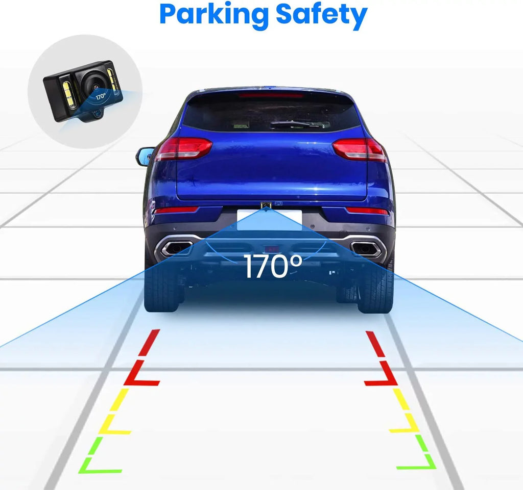Vision for No Wiring, Waterproof Interference, T1400 68 Camera Car/Trucks, OEM Upgrade Back No Camera Night AUTO-VOX Super Look Backup Up Wireless IP