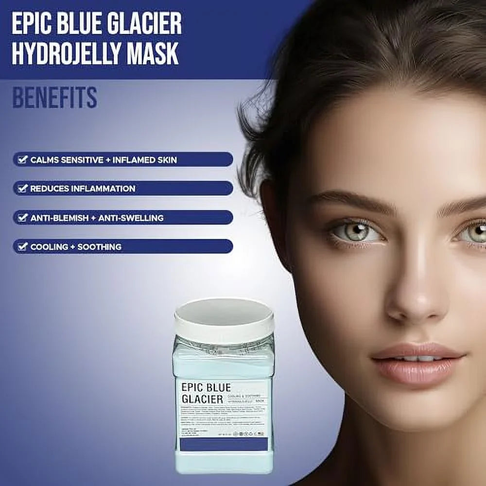 Jelly oz Types Epic Blue - Reducing Peel Anti-Aging, Facial | Dark & Skin Natural Professional Pack Mask, Spot Skin Mask Luminous Suitable - off for Glacier 30 Lab All Skin Treatment fl