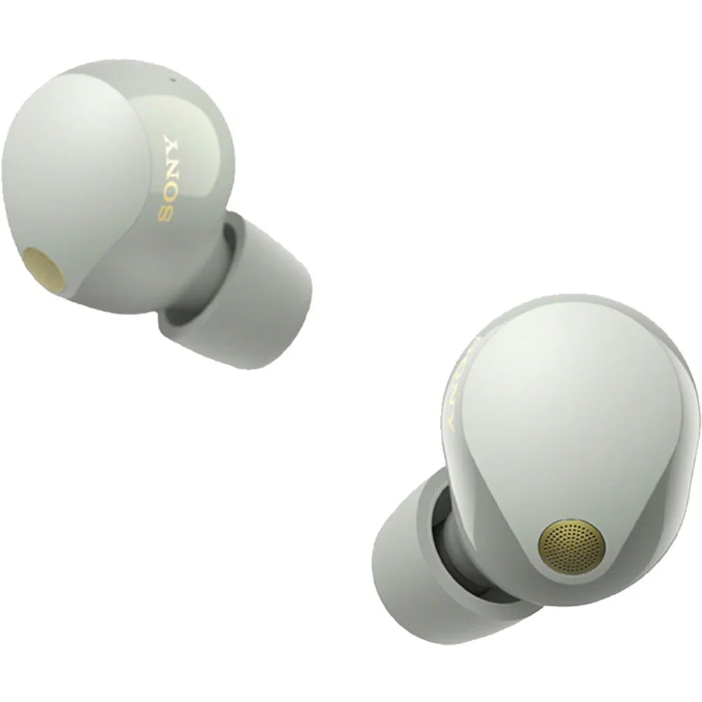 Bundle Canceling Sony Earbuds YR Noise (Silver) 2 Warranty WF-1000XM5 Wireless with