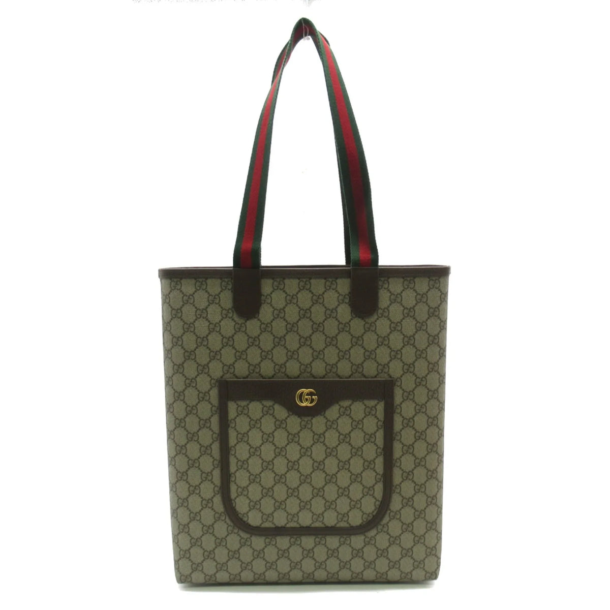 GUCCI (New) Pre-Owned Supreme Tote 7445449AACV8745 Bag Beige GG Canvas