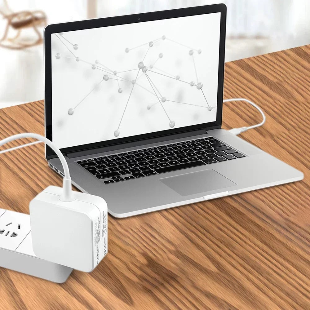 Compatible DELL 45W PSU USB-C 7390 for 7285 Cord Replacement 2-in-1 AC Power BOO Charger Adapter Latitude White KONKIN