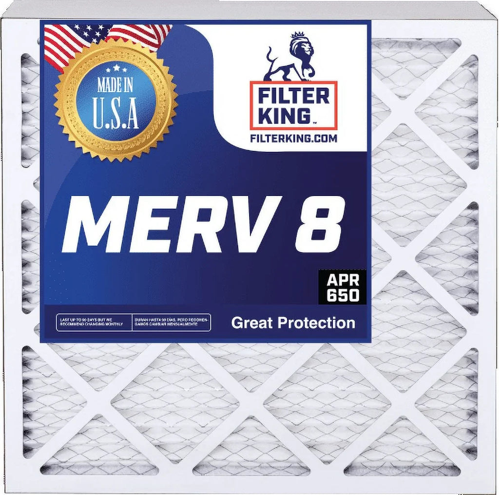 Filter Filter Actual Furnace Size: 23.5 HVAC IN 12.5 | 3-PACK x USA Pleated | Filters | MADE x A/C | .75" MERV Air 8 12.5x23.5x1a King