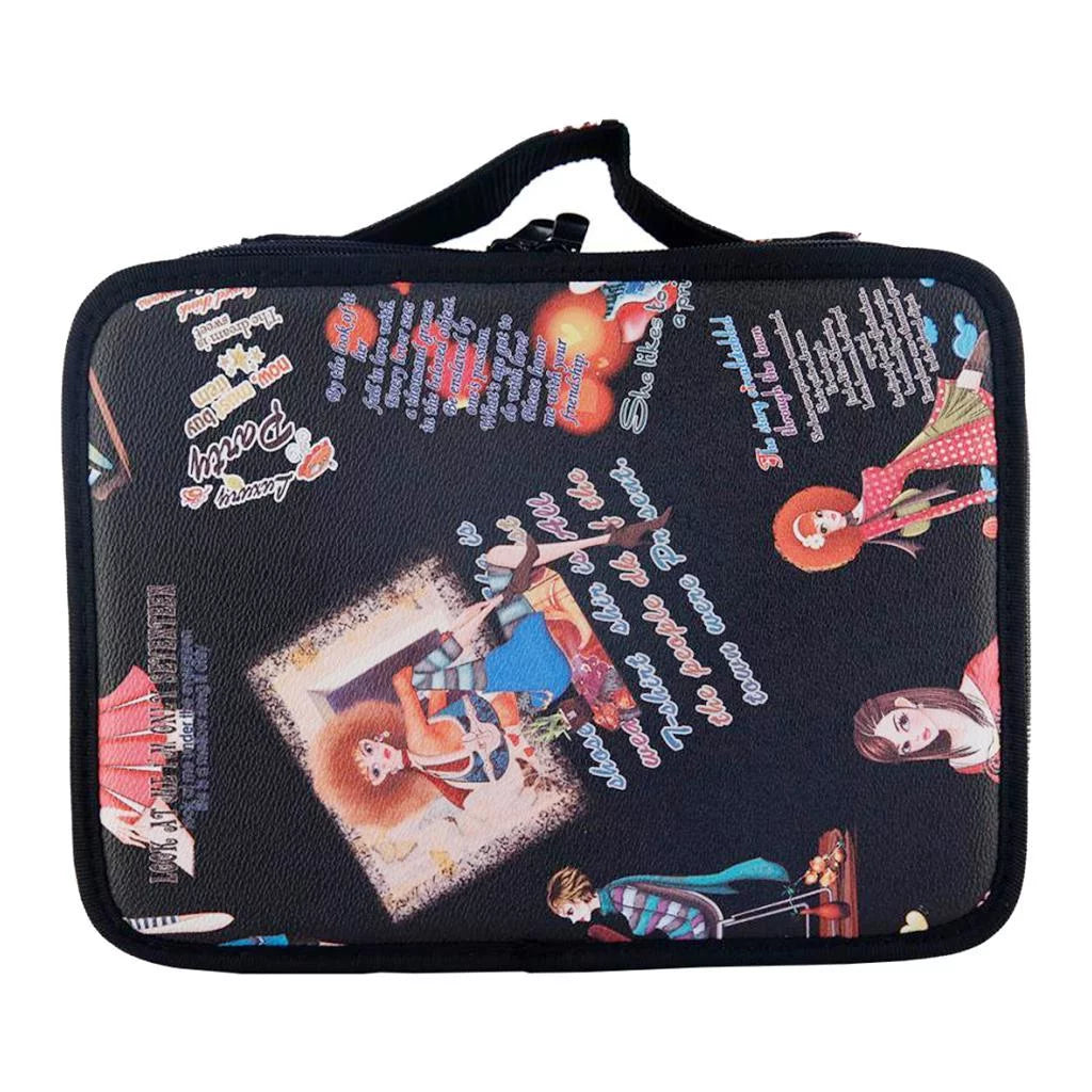 Hairdressing Beauty Cosmetics Storage Hairdresser Bag Multi-functional Carrying Professional Organizer Holder Mobile Case, Tools Hair Large