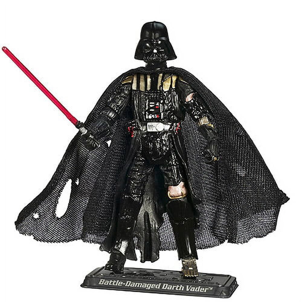 (2007) Unleashed Star Force Anniversary Vader 30th Darth Wars Battle-Damaged Figure