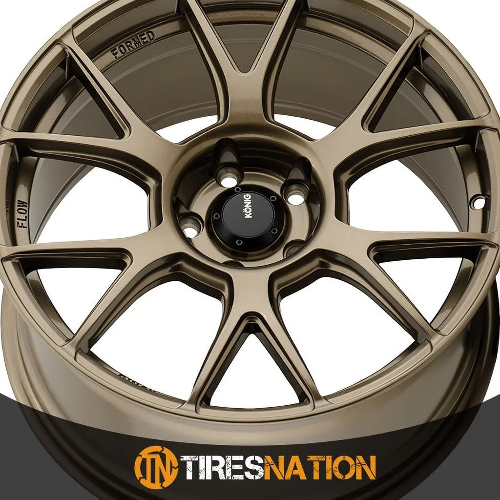 Bronze Ampliform 56BZ Gloss Konig Wheel 4x100 (45mm) 17x8