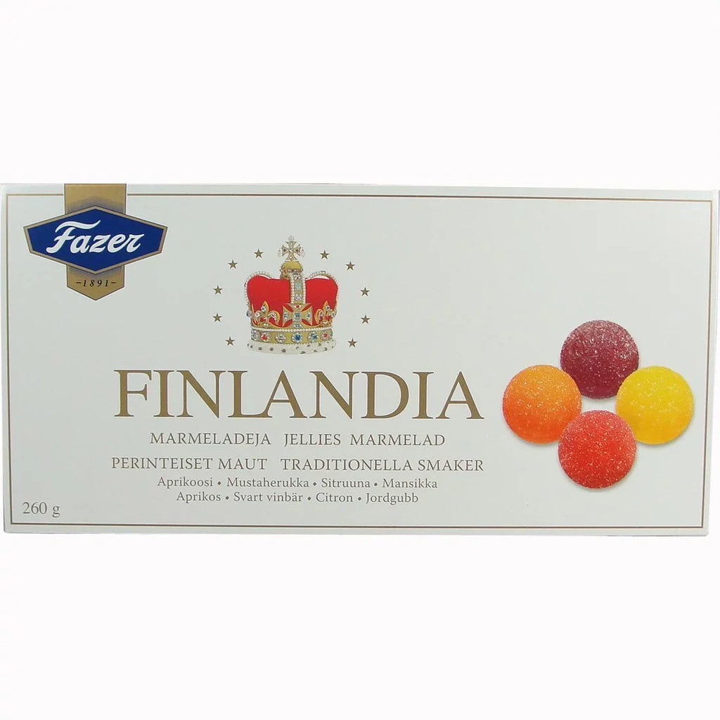 Jellies or Gr Fruit 260 9 Fazer Finlandia Oz Karl