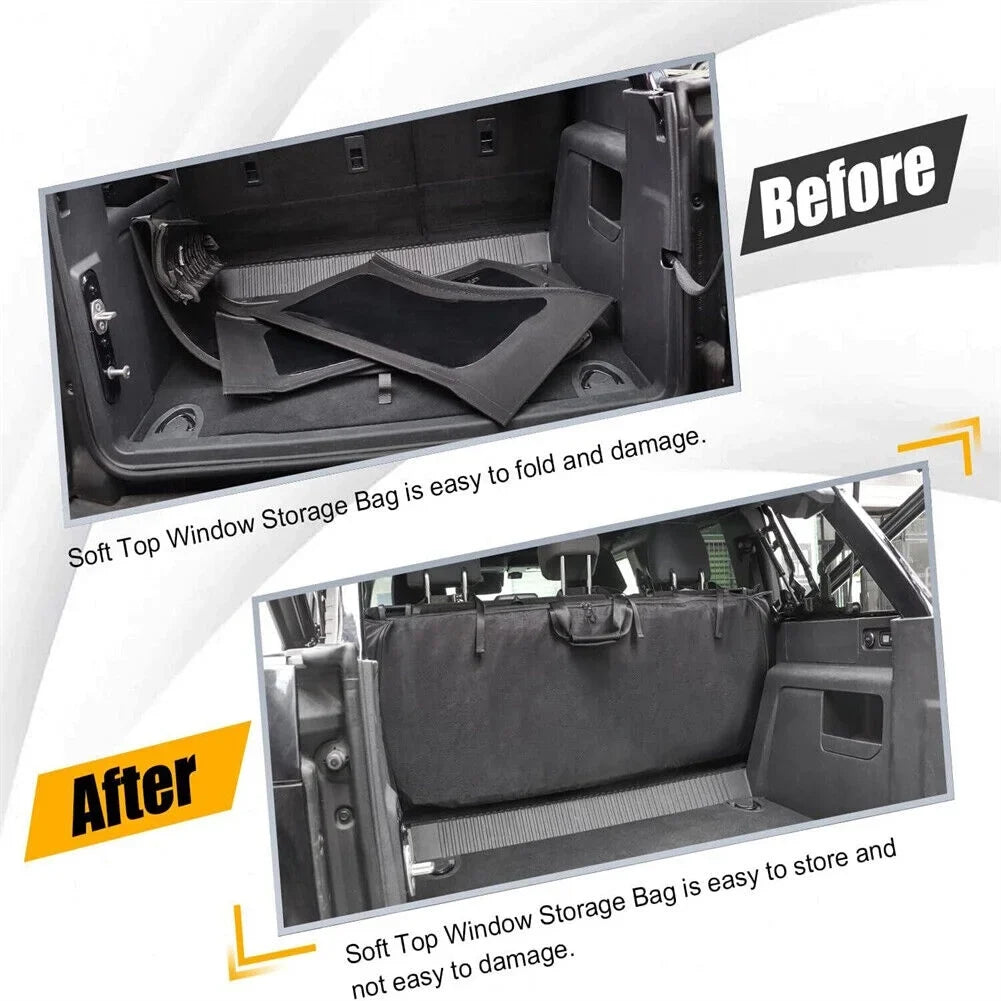 Bronco Ford 4Door Storage Accessories Top For Panel Bag Soft Organizer Window