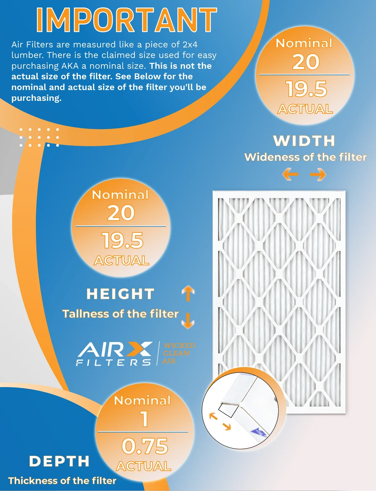FILTERS to FPR 20x20x1 Comparable - in 700 Made Air 12 Rating, MPR USA 5 CLEAN MERV WICKED AIRX 8 of AIR. & by Pack Filters Filter Furnace
