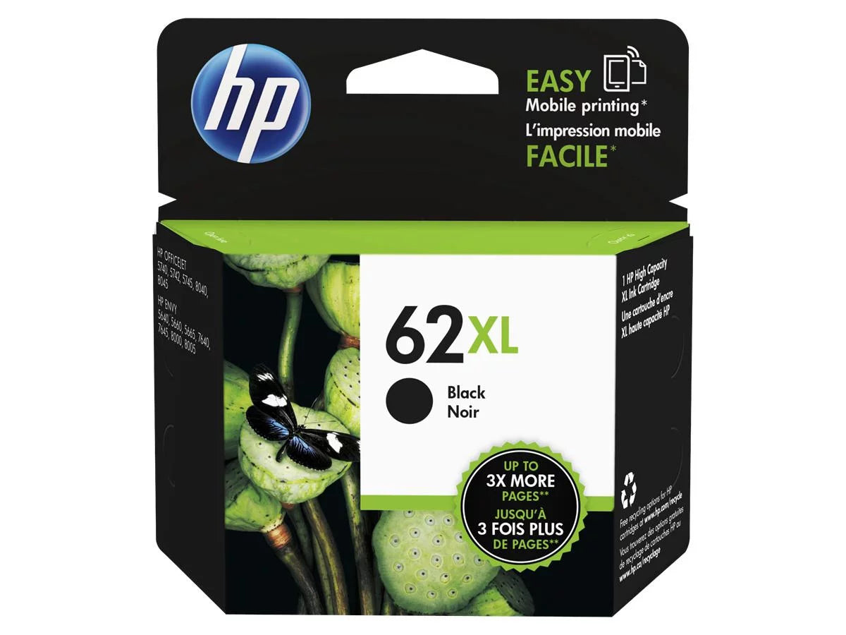 Ink Combo Cartridge 62XL HP Black & Color Ink