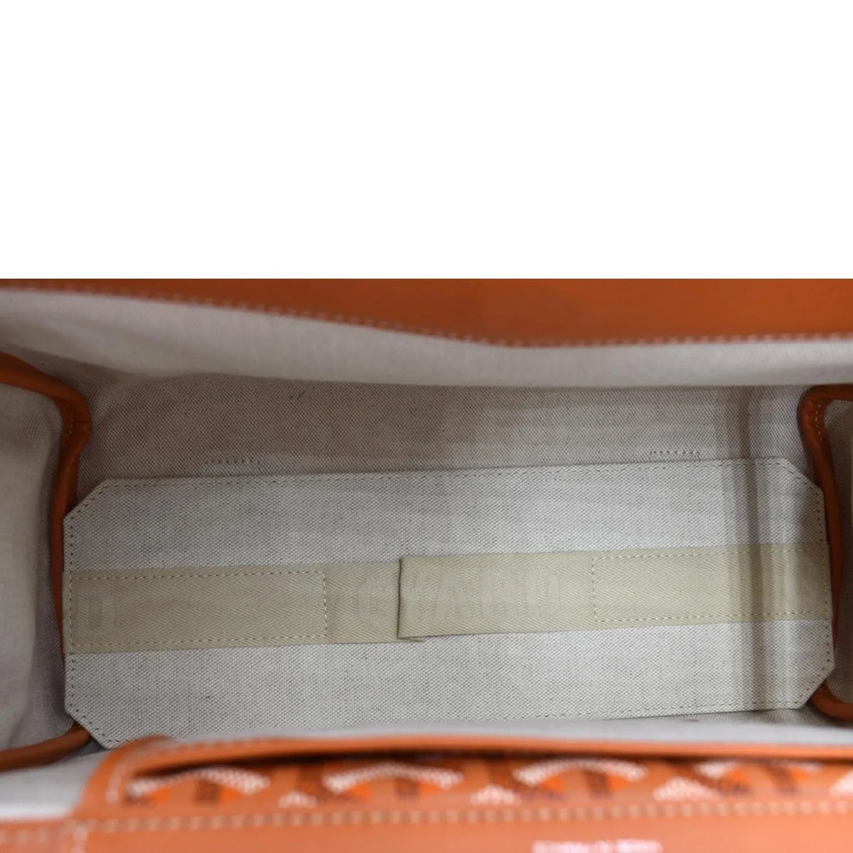 Bag GOYARD Canvas Rouette Orange Shoulder Soft Pre-owned