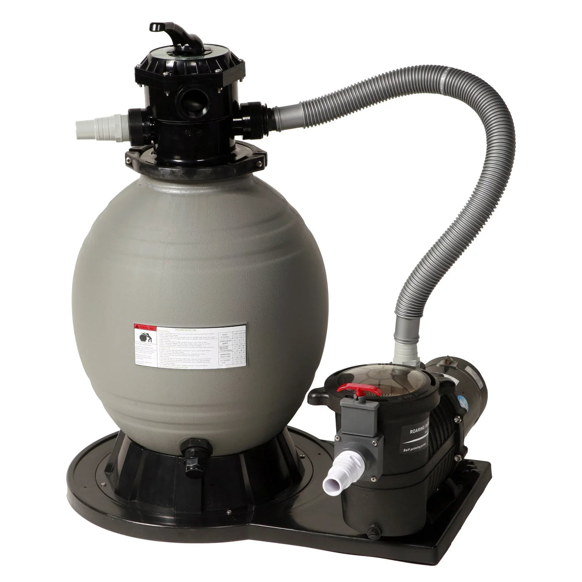 Ground Sand Filter Pump w/ Wave - Blue Above 1.0HP System Sandman