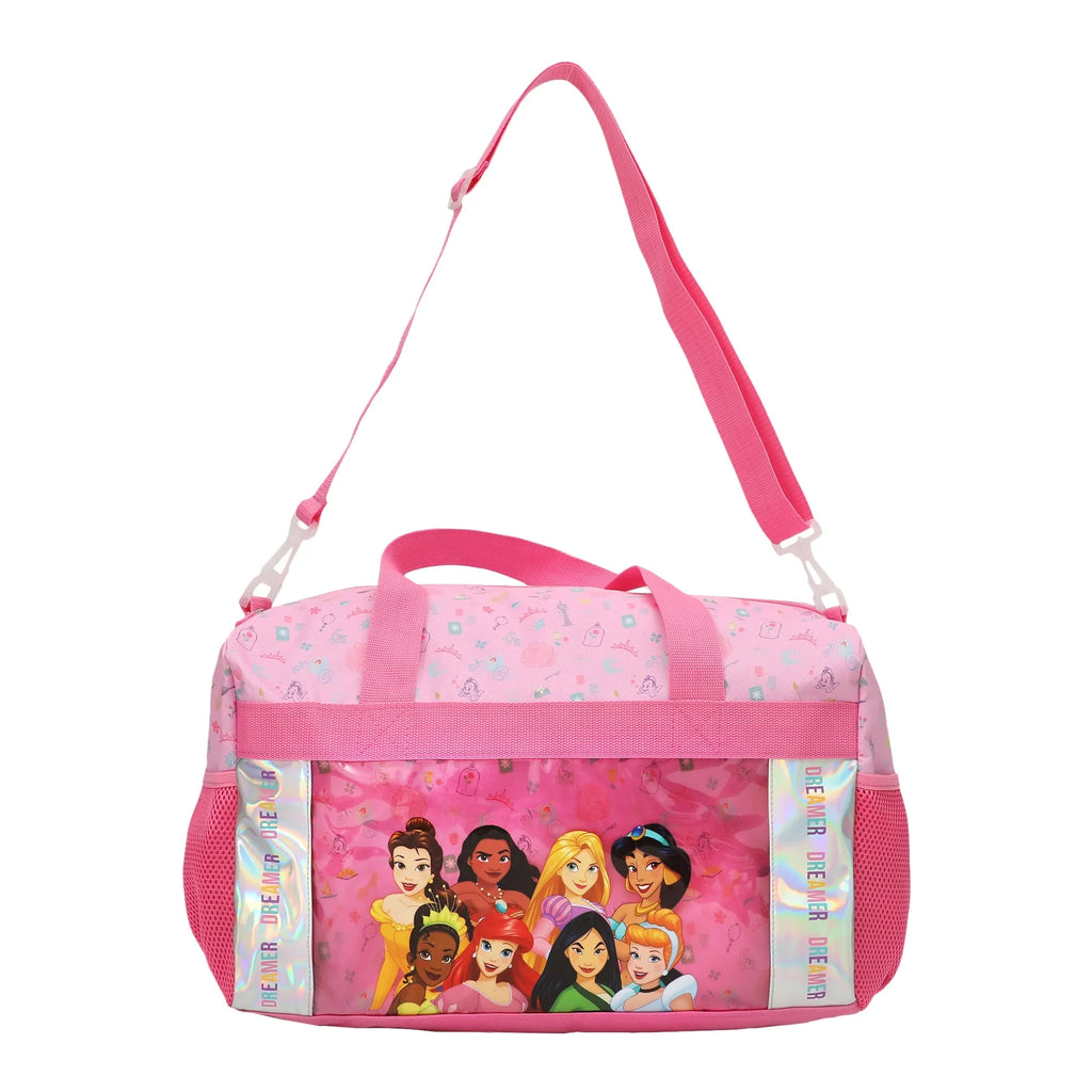 Set Disney Bag Youth Duffle Girls Princesses 5-Piece Kids Pink