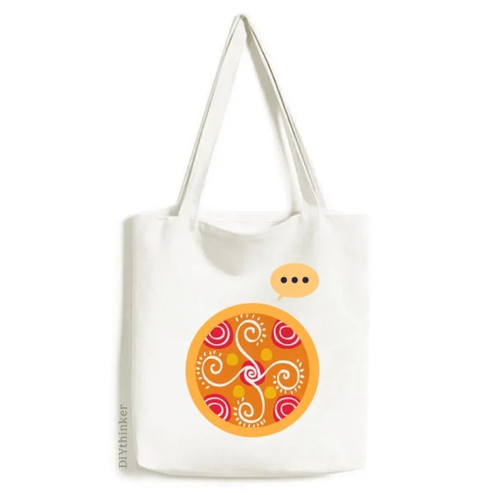 Civilization Sack s Tote Orange Totems Expression Shoulder Ancient Bag Mexico Canvas