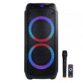 beFree Speaker Portable Reactive 8 Dual Lights Party Sound Bluetooth with Inch Wireless