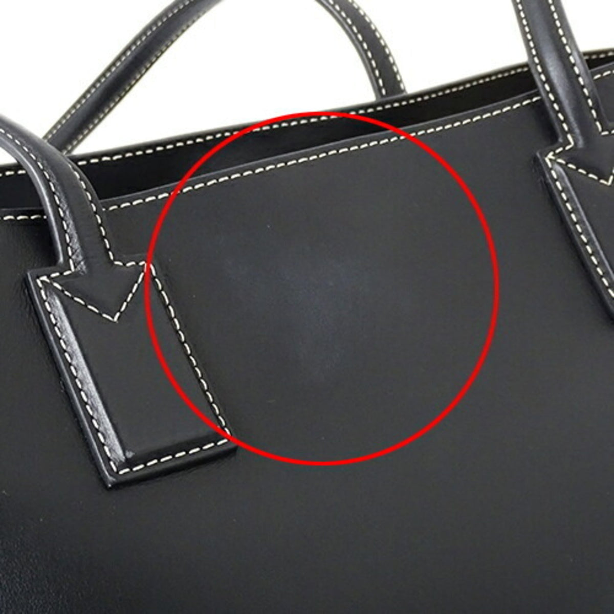 (Good) leather bag Burberry shoulder ladies tote BURBERRY 8052726 Pre-Owned black