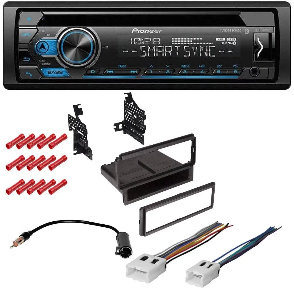 and Bluetooth for in-Dash Radio, Pioneer with Stereo 2014 Radio Radio Bundle Kit Car W/Base Versa Single Nissan KIT2619 complete Installation Kit CD/AM/FM Din