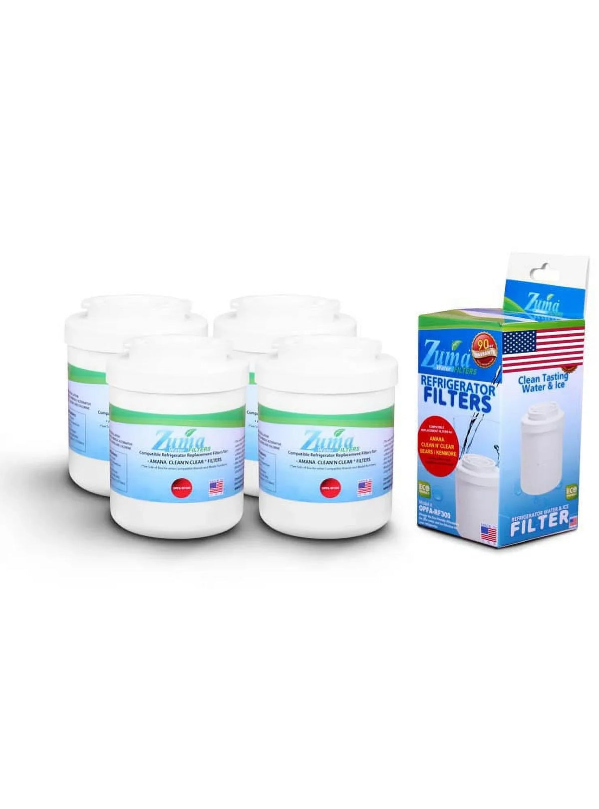 Model 4 Brand Amana® Compatible Water , 12527307 # in with Filter , OPFA-RF300 Pack - and Ice U.S.A. , Made ZUMA -