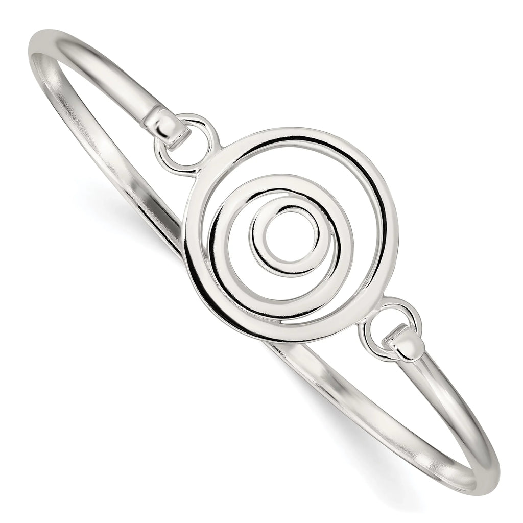 Bangle Bracelet Sterling Finejewelers Mutli-circle FJC Silver