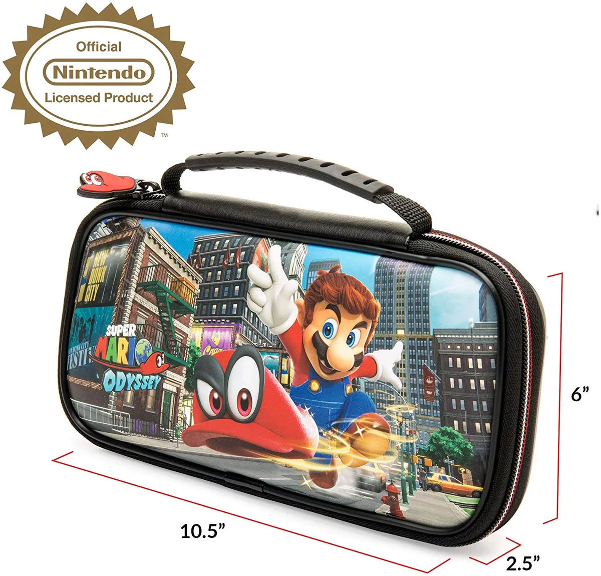 Deluxe and Switch 32GB Blue Case Odyssey Odyssey Game Travel and Bundle: Improved Battery Life Odyssey Nintendo Joy-Con Disc Red Console,Super Mario