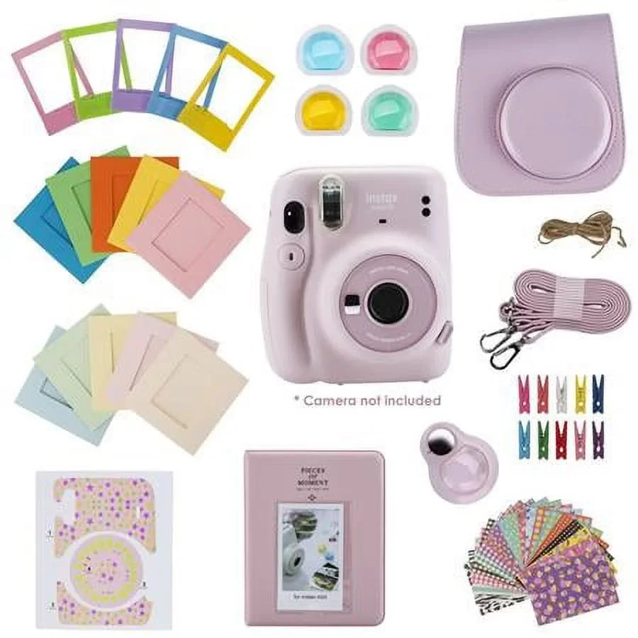 11 - Not Included) Pink Mini Instax Accessory Blush FujiFilm (Camera Kit