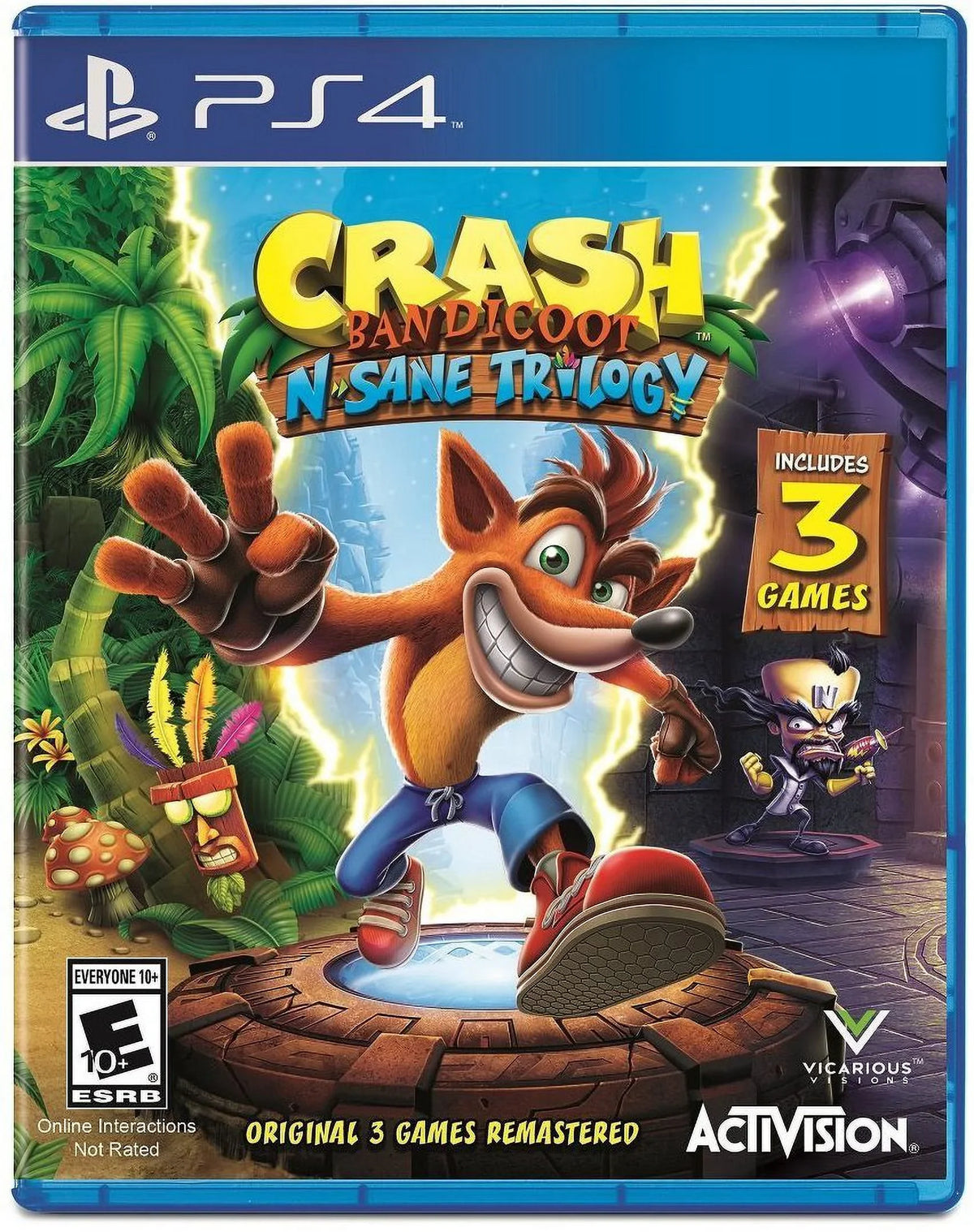 Bandicoot Trilogy PlayStation 4 - N. Crash Sane