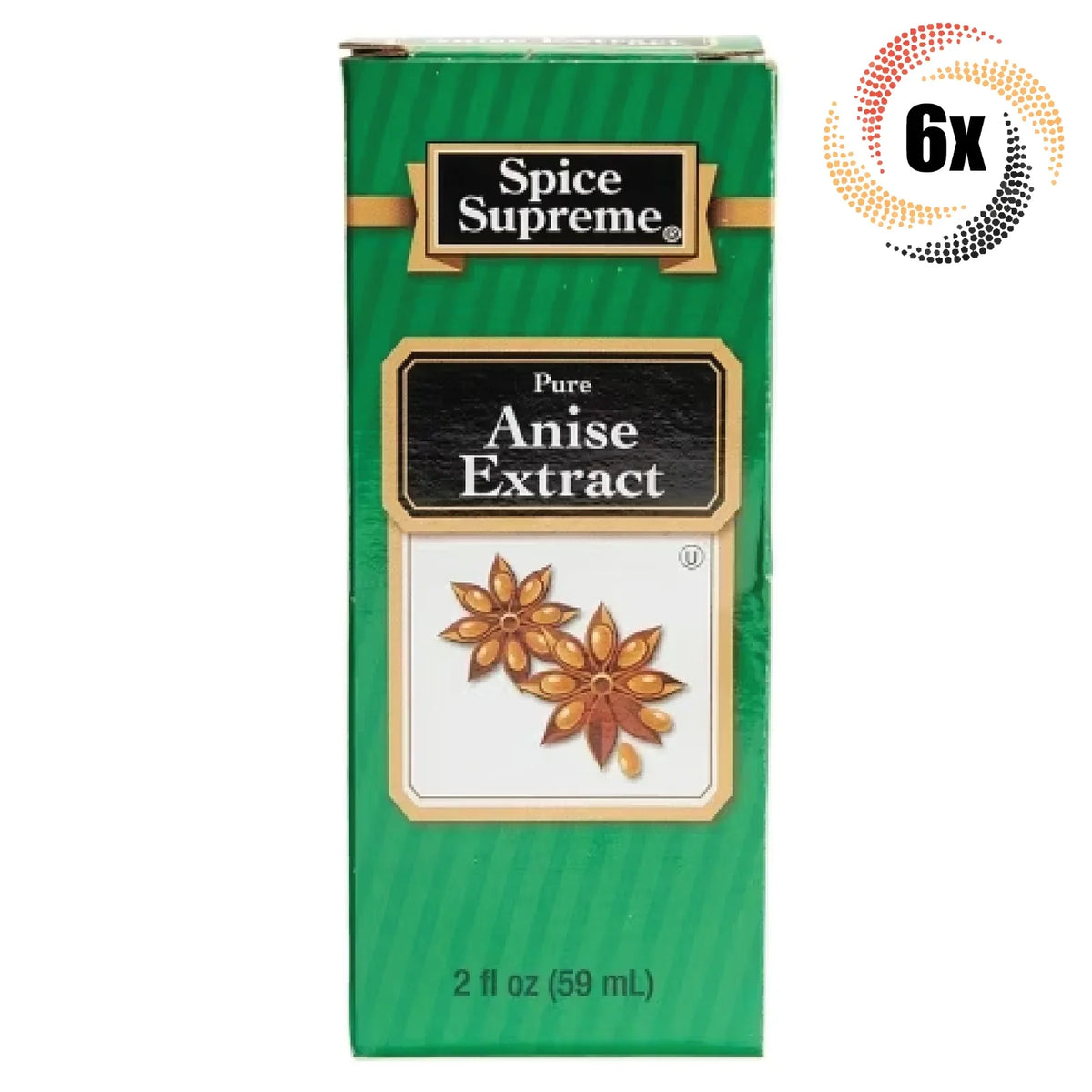 Supreme Flavor 2oz Pure Anise Packs | Fast 6x Spice Extract Shipping |