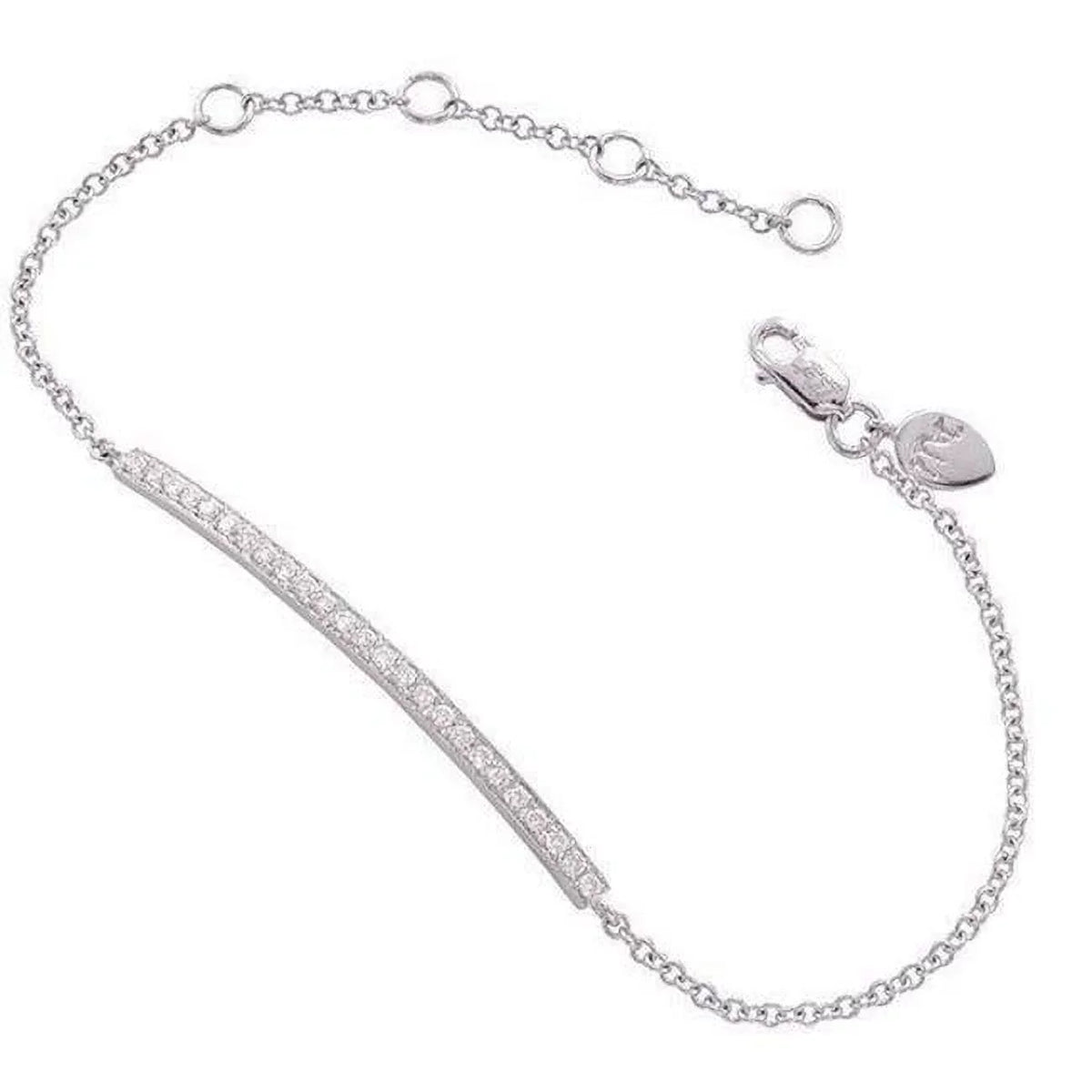 Mens Diamond 2 Chad Bracelet, Round 14K 58134 CT Chain Harry Gold Lady Enterprises