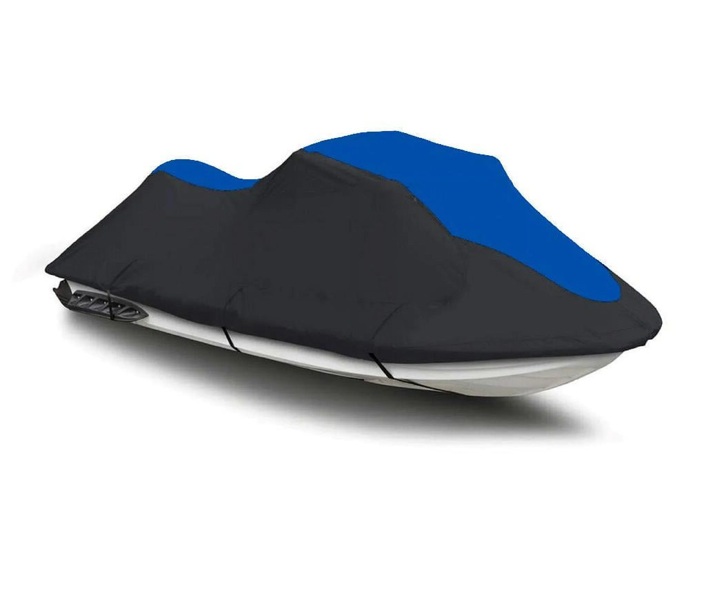 Cover JET Sea-Doo SKI Compatible GTI BLACK BLUE Sea 1996 / for Doo 600D HEAVY-DUTY, PWC Bombardier