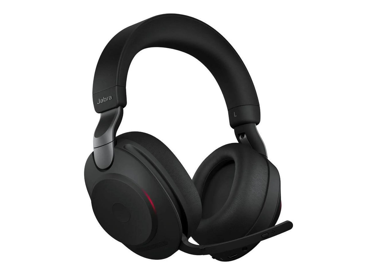 UC for Bluetooth - Life, Cancelling Calls Wireless of Music, Black Advanced 85 Headphones Battery Stereo, and Noise Wireless Headset Jabra Headphones 37 Hours Link380a, Evolve2 with